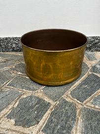Portavaso di rame martellato