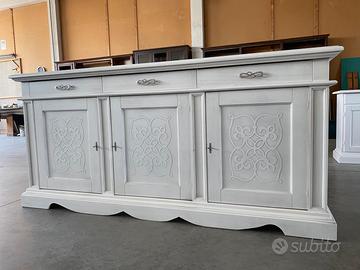 Credenza in legno nuova bianca