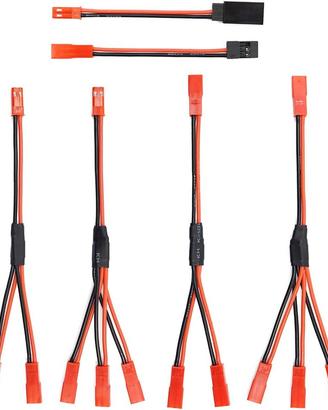 Kit 6 Cavi Splitter JST e JR per RC e LED