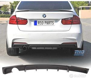 DIFFUSORE BMW F30 F31 LOOK M PERFORMANCE NERO