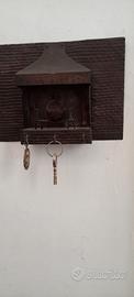 caminetto con paiolo e alari .....portachiavi