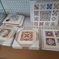 quadri ceramica stock