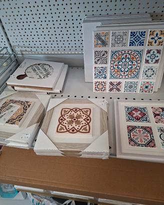 quadri ceramica stock