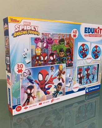 Spidey Edukit 4in1 Clementoni Nuovo