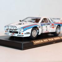 SLOT CAR  FLY  LNCIA RALLY 037 MARTINI  N  2 NUOVA