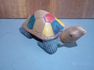 tartaruga in legno 