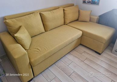 Divano letto angolare