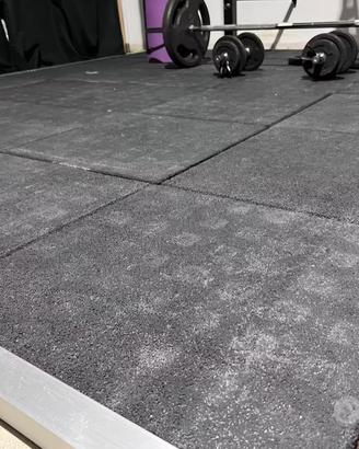 Tappeto gommato per palestra