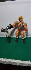 FLYING FISTS HE-MAN MOTU 1986 MATTEL - Con Mazza