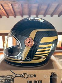 Casco moto - tg S - fibra di carbonio - Perfetto