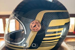 Casco moto - tg S - fibra di carbonio - Perfetto
