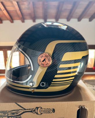 Casco moto - tg S - fibra di carbonio - Perfetto