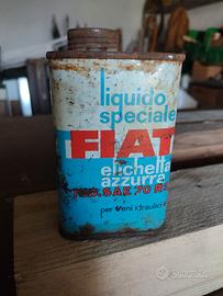 vecchia lattina liquido FIAT 