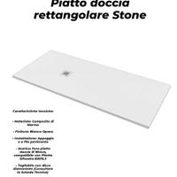 piatto doccia stone 80x200 