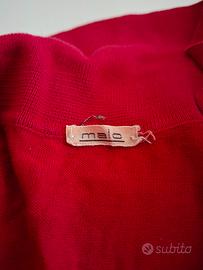 Malo ,polo manica lunga ,tg 54,uomo colore amarena
