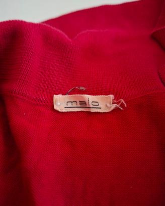 Malo ,polo manica lunga ,tg 54,uomo colore amarena