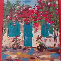 Tela acrilica, 25 cm x 30 cm