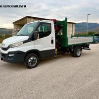 Iveco Daily con Gru 4 sfili e Ribaltabile