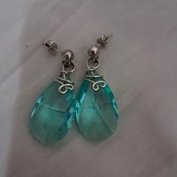 Orecchini in argento e acquamarina 