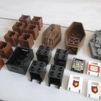 LEGO lotto Contenitori Container Cassette