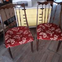 Coppia di sedie da salotto