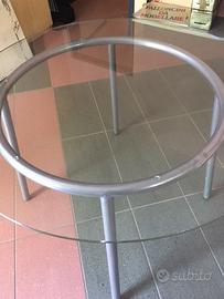 tavolo in vetro rotondo