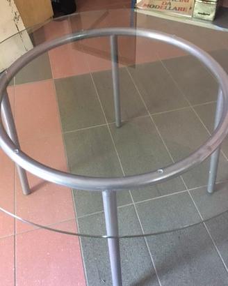 tavolo in vetro rotondo