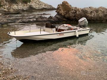 Boston Whaler 15 e fuoribordo Honda