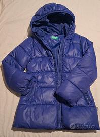 piumino benetton bimba 120 cm