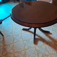 Tavolo allungabile e 6 sedie antiquariato mogano