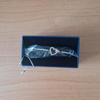 Bracciale Swarovski Lovely Cuore, Bianco, Placcato