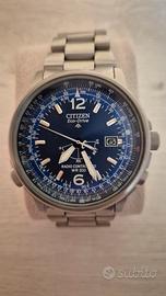 CITIZEN PILOT PROMASTER RADIOCONTROLLATO ACCIAIO 