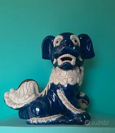 STATUA IN CERAMICA LEONE