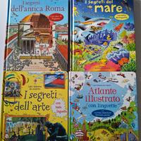 Set motoscafo Playmobil e 4 libri con linguette