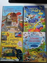 Set motoscafo Playmobil e 4 libri con linguette