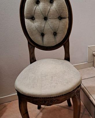 Poltroncina in velluto metà secolo scorso