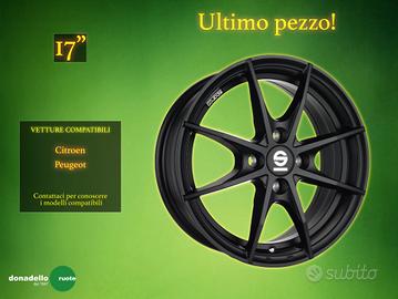 Cerchio in Lega Sparco 17" Citroen e Peugeot