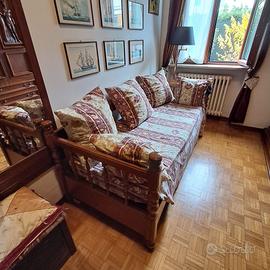 letto classico in legno una piazza