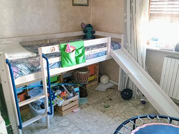 letto bambini con scivolo