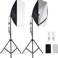 ESDDI Softbox Fotografico Illuminazione Kit 2x 50