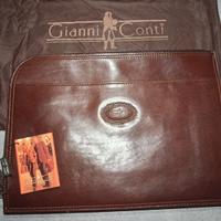 Cartella porta documenti di pelle Gianni Conti