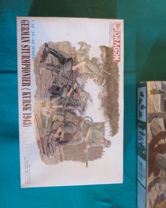 Soldatini tedeschi e sovietici 1/35 modellismo