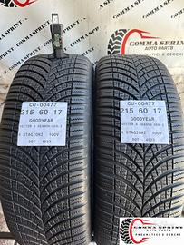 2 PNEUMATICI 215/60 R17 GOODYEAR 4 STAGIONI 85%