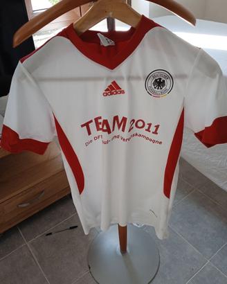 maglia t-shirt scuola tedesca adidas taglia S
