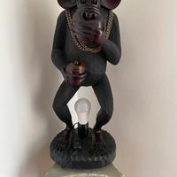 Lampada Scultura "Scimmia Non Parlo"