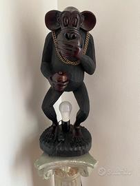 Lampada Scultura "Scimmia Non Parlo"