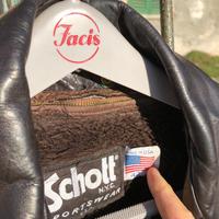 Schott USA autentico in pelle marrone