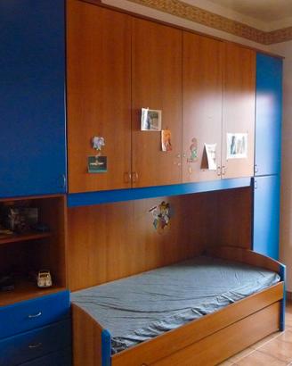 Cameretta con doppio letto, parete mt 3