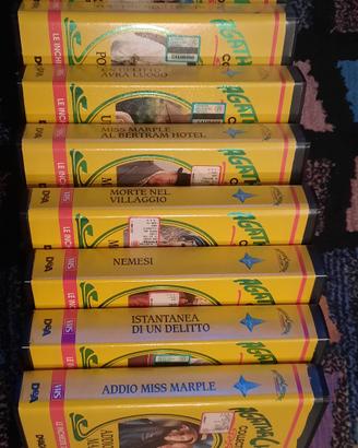 9 vhs miss marple agatha christie 