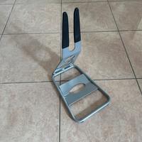 Cavalletto bici acciaio bike stand pavimento mozzo